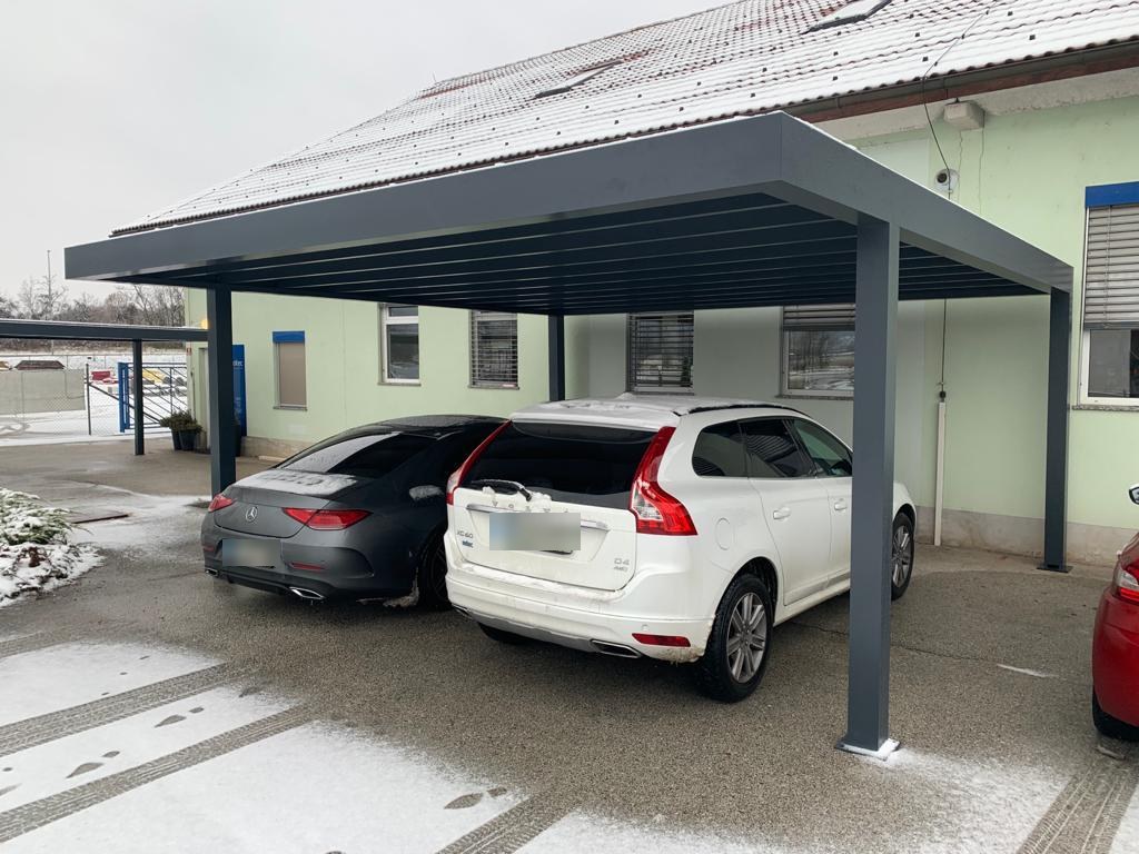 Prístrešok pre auto Koverta pre dve autá vedľa seba