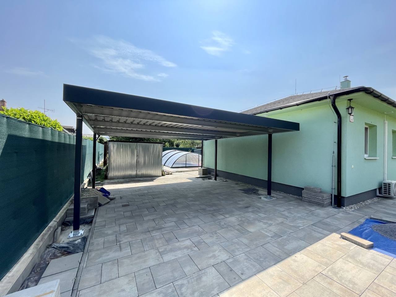 Realizácia Koverta – Bošany, Prístrešok 6,2 × 6 m
