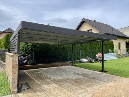 Realizácia Koverta — Brezany — Prístrešok 6,2 × 5,2 m