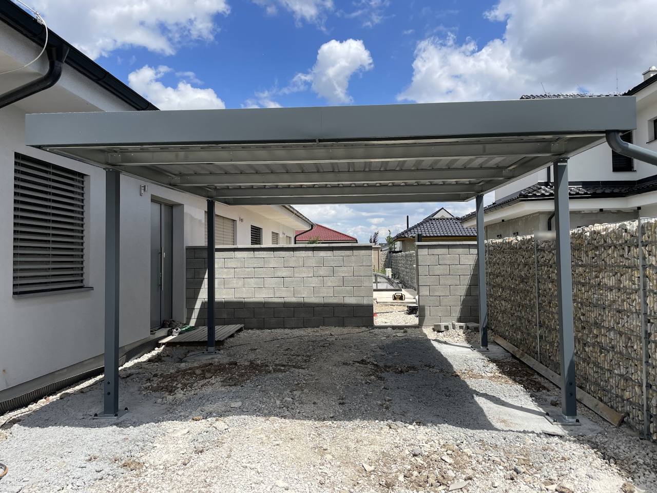 Realizácia Koverta – Cífer, Prístrešok 4,5 × 5,6 m