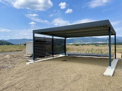 Realizácia Koverta — Hliník nad Hronom — Prístrešok 6 × 5,6 m