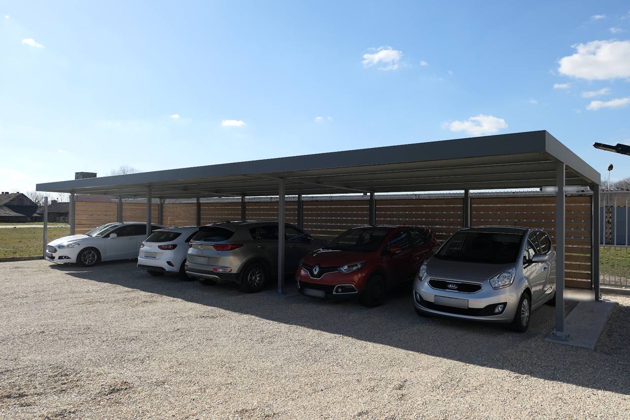 Realizácia Koverta – Horné Saliby, Prístrešok 3 × 5,6 m