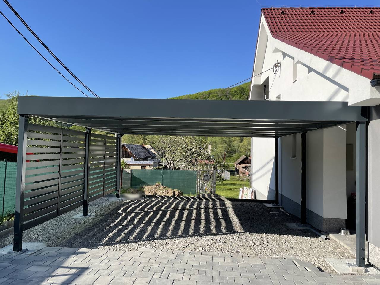 Realizácia Koverta – Hronská Breznica, Prístrešok 6 × 6 m