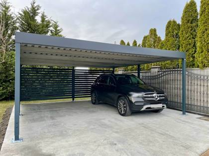 Realizácia Koverta — Jánovce — Prístrešok 6,2 × 6 m