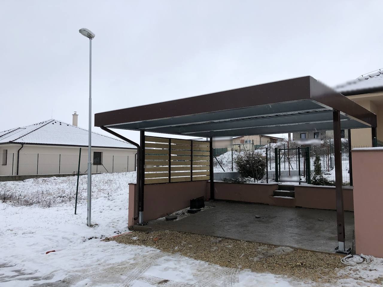 Realizácia Koverta – Klasov, Prístrešok 5,6 × 5,2 m