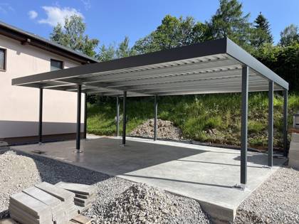 Realizácia Koverta — Klokočov — Prístrešok 9 × 6 m