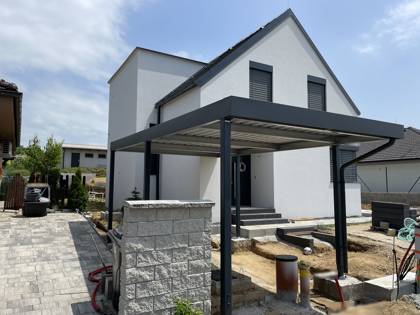 Realizácia Koverta — Malý Lapáš — Prístrešok 3,5 × 6 m