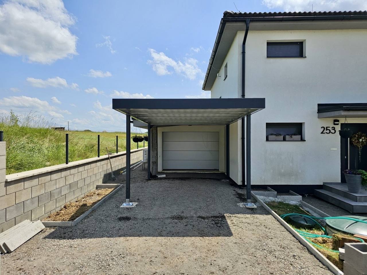 Realizácia Koverta – Podrečany, Prístrešok 3,5 × 5,2 m