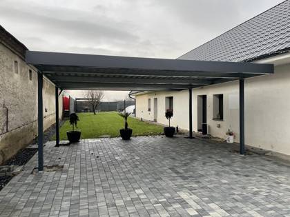 Realizácia Koverta — Reca — Prístrešok 6 × 6 m