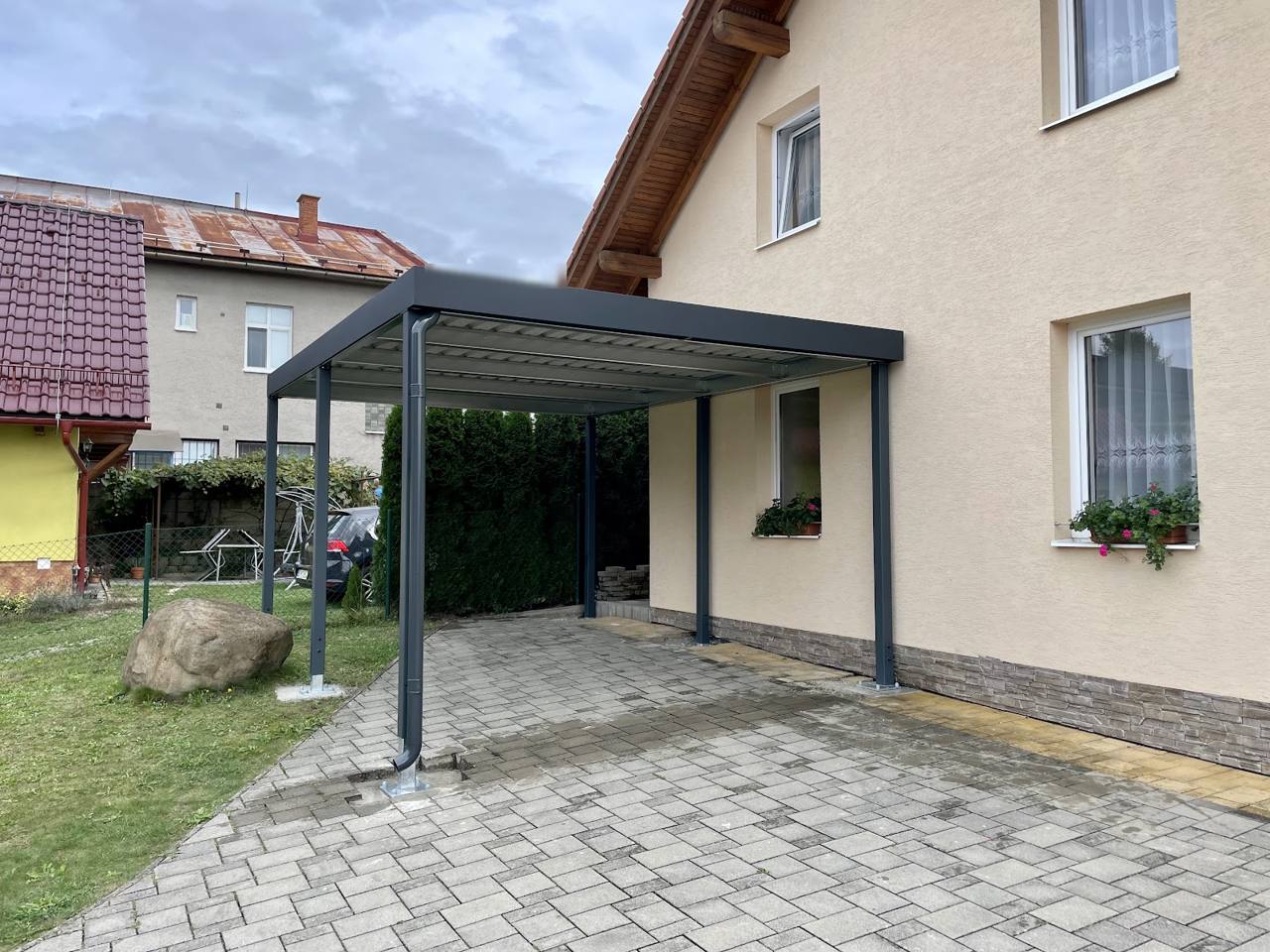 Realizácia Koverta – Selce, Prístrešok 4 × 5,6 m