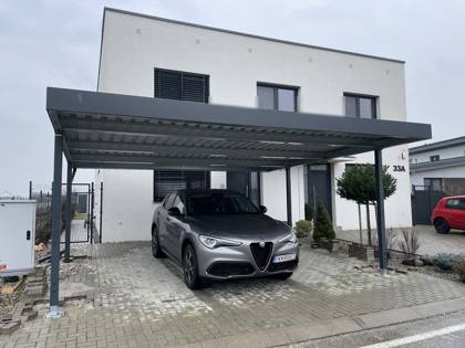 Realizácia Koverta — Slovenský Grob — Prístrešok 4,5 × 6 m