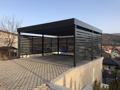 Realizácia Koverta — Tvrdošín — Prístrešok 3,8 × 8,5 m