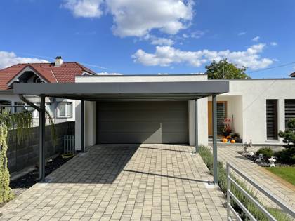 Realizácia Koverta — Veľké Úľany — Prístrešok 5,1 × 5,6 m