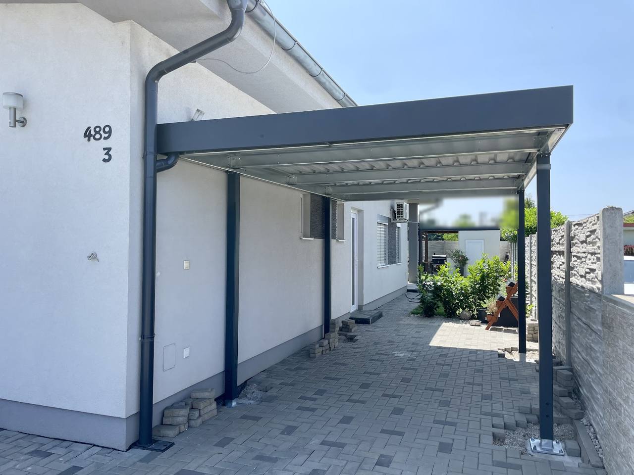 Realizácia Koverta – Voderady, Prístrešok 3,2 × 5,6 m