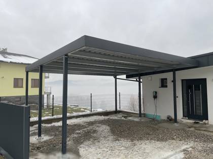 Realizácia Koverta — Žilina — Prístrešok 6,2 × 6 m