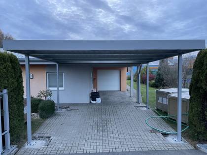 Realizácia Koverta — Zvolen — Prístrešok 5,4 × 8 m